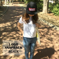 VANSキャップcapバンズヴァンズメンズレディースブランドベースボール帽子送料無料スナップバックブラックLOGOSNAPBACKロゴボックスバースケートスケーター