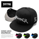 スラッシャー キャップ THRASHER ベースボールキャップ 帽子 メンズ レディース ブランド 送料無料 マークゴンザレス スナップバック BBキャップ スケーター ストリート カジュアル ブラック ホワイト ピンク ライム ブルー ネオンカラー プレゼント