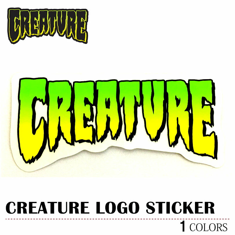 シール 【ゆうパケット送料180円】 CREATURE クリーチャー ステッカー シール メンズ レディース スケート スケーター