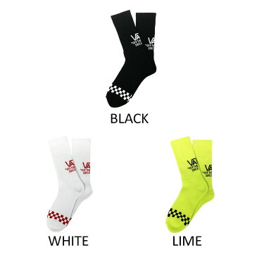 【ゆうパケット送料無料】 VANS ヴァンズ 靴下 ソックス ホワイト Flying V Checker SOCKS Checkerboard College ロゴ スケート スケーター メンズ レディース