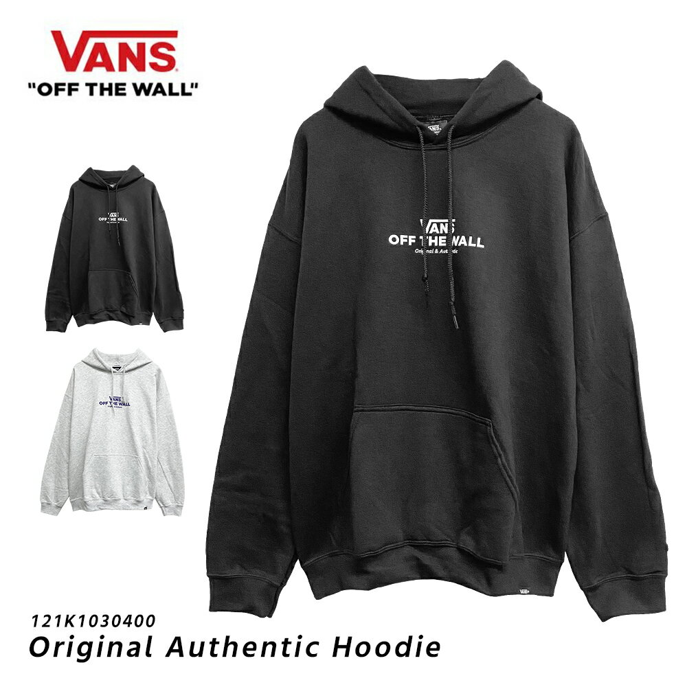 ヴァンズ パーカー（メンズ） 【30％オフ中】 VANS パーカー バンズ メンズ レディース プルオーバー ヴァンズ 送料無料 ビッグシルエット Original & Authentic Hoodie Hoodie vans191-121K1030400-0483