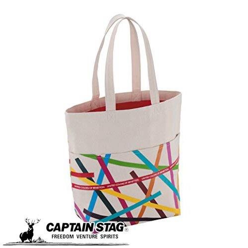 Pearl Metal Tote Cooler Bag Stripe Width Top 35 / Width Bottom 24 x Depth 11.5 x Height 32.5 cm Benetton UY-6022