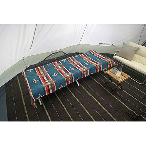 【7月30日限定5%OFFクーポン】 キャプテンスタッグ公式 オルテガラグ 96×240cm ターコイズブルー ラグ レジャーシート マット ラグマット 収納袋付き UP-2648 チェアテーブルレジャーシート キャンプ アウトドア 持ち運び captainstagstore-10005057 キャプテンスタッグストア サンプル画像3