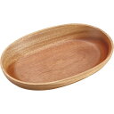 【7月20日限定抽選で100%ポイントバック!】 キャプテンスタッグ公式 ウッドブレス 木製 食器 小判型 カレー皿 UP-2607
