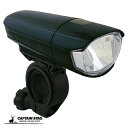 キャプテンスタッグ公式 自転車 ライト ヘッドライト LED 1LEDライト 213 1WLED 明るさ2000カンデラ ワイド配光 上面カット 首振り機能付き JIS規格 ブラック Y-4849