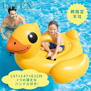 INTEX インテックス 色柄指定不可 浮き輪 フロート あひる アヒル うきわ イエローダックライドオン 147×147×81cm 57556 浮輪 うきわ フロート プール 海 海水浴 子供 親子 おもちゃ 水遊び 水あそび
