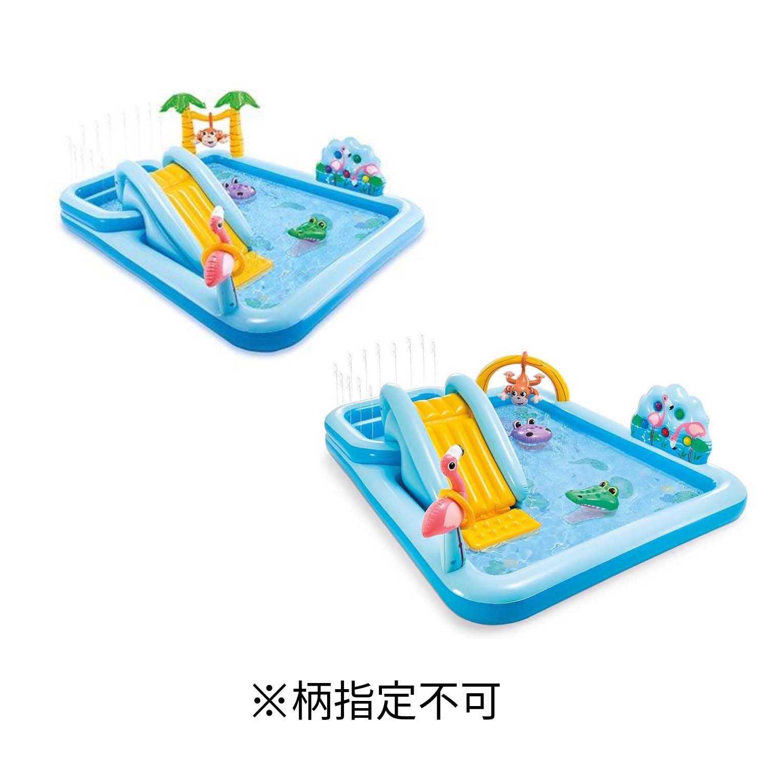 プール すべり台 家庭用 ジャングルアドベンチャープレイセンター 244×198×71cm 57161 INTEX