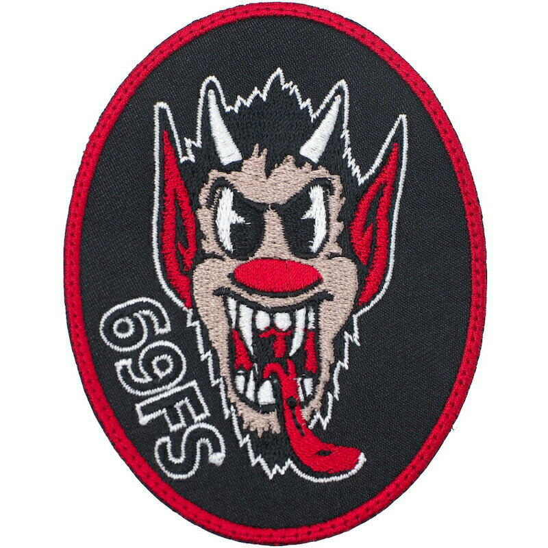 Military Patch（ミリタリーパッチ）69 FS スコードロンパッチ[フック付き]
