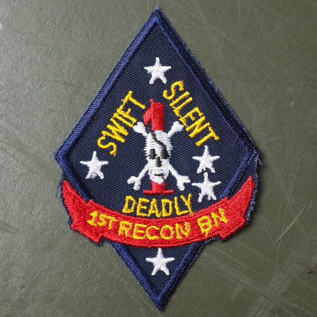 Military Patch（ミリタリーパッチ）1ST RECON BN [USMC]