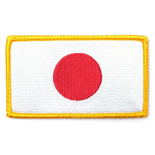 樂天商城 - Military Patch（ミリタリーパッチ）日の丸 黄枠 フック付き