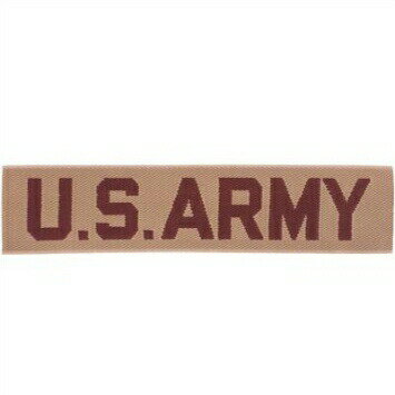 Military Patch（ミリタリーパッチ）US（米軍放出品）U.S. ARMY TAPE デザート ナイロン