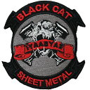 Military Patchi~^[pb`jBLACK CAT SHEET METAL [tbNt]