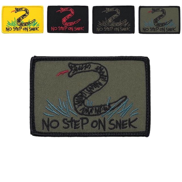 楽天CAPTAIN　TOM’sMilitary Patch（ミリタリーパッチ）NO STEP ON SNEK パッチ [4色][フック付き]