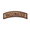 Military Patch（ミリタリーパッチ）VACCINATED タブ デザート 