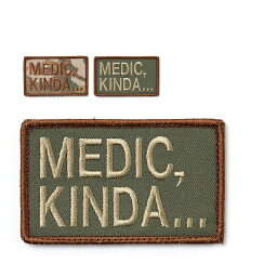 Military Patch（ミリタリーパッチ）MEDIC KINDA... パッチ [2色] [フック付き]