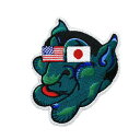 Military Patchi~^[pb`j356FS US JP Flag DEMON Patch [tbNt]