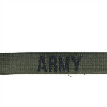 Military Patch（ミリタリーパッチ）ARMY テープ[OD][コットン]