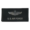 Military Patch（ミリタリーパッチ）USAF Name Tag Senior シニア エアフォース ネームタグ フック付き 【中田商店】