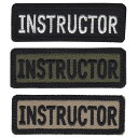 Military Patch（ミリタリーパッチ）INSTRUCTOR ミニパッチ フック付き 日本製 ワッペン