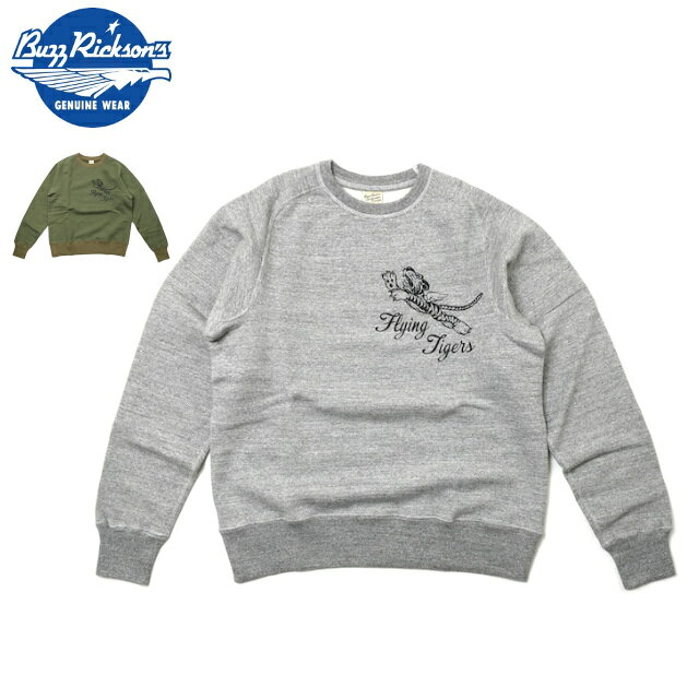 樂天商城 - BUZZ RICKSON’S（バズリクソンズ） FREEDOM SLEEVE SWEAT SHIRTS “FLYING TIGERS” [BR69636]