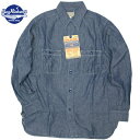 BUZZ RICKSON’S(バズリクソン) L/S CHAMBRAY WORK SHIRT BLUE シャンブレー ワークシャツ ブルー BR25995