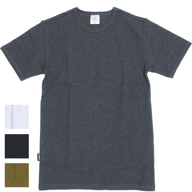 樂天商城 - AVIREX（アヴィレックス）RIB S/S クルーネック Tシャツ [4色]