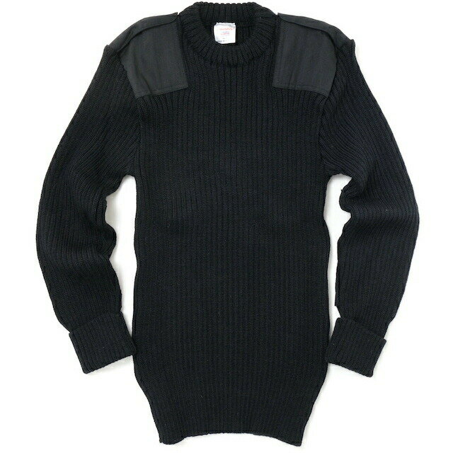 KEMPTON（ケンプトン）Woolly Pully クルーネックセーター ブラック