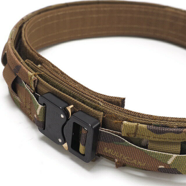 ORDNANCE TACTICAL OKINAWA（オードナンス）PISTOL BELT MOLLE SYSTEM [Multicam] ブラックバックル仕様 [Mサイズ、Lサイズ][MOLLEポーチ対応][Austri Alpin]