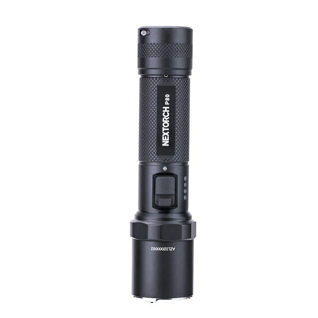 CAPTAIN TOM’sのNEXTORCH（ネクストーチ）P80 Flashlight [2100ルーメン][充電式フラッシュライト][3段階調光＋ストロボ点灯]｜アングル2