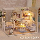ドールハウスキット DIYミニチュアドールハウス 1/24 木製手作り 初心者 家具モデル キッズ おもちゃ DIYミニチュア 子供 誕生日 プレゼント