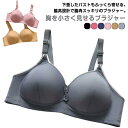 ノンワイヤー 薄手 胸が小さく見えるブラ 大きいサイズ 補正下着 レディース ノンワイヤーブラジャー ブラジャー 着痩せブラ 胸を小さく見せるブラジャ