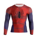 【BODYMAKER】 ボディメーカー BM・GEAR スパイダーマン L/S ロングスリーブ インナー 長袖 MG218