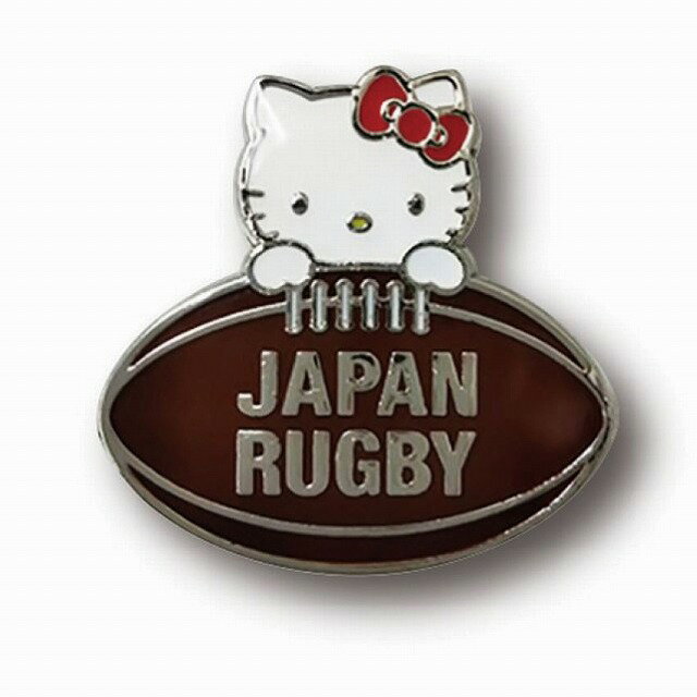 日本代表 ハローキティーピンバッジ ラグビー 61069のサムネイル