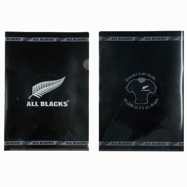 【ALL BLACKS】オールブラックス クリアファイル (2枚セット) AB34767