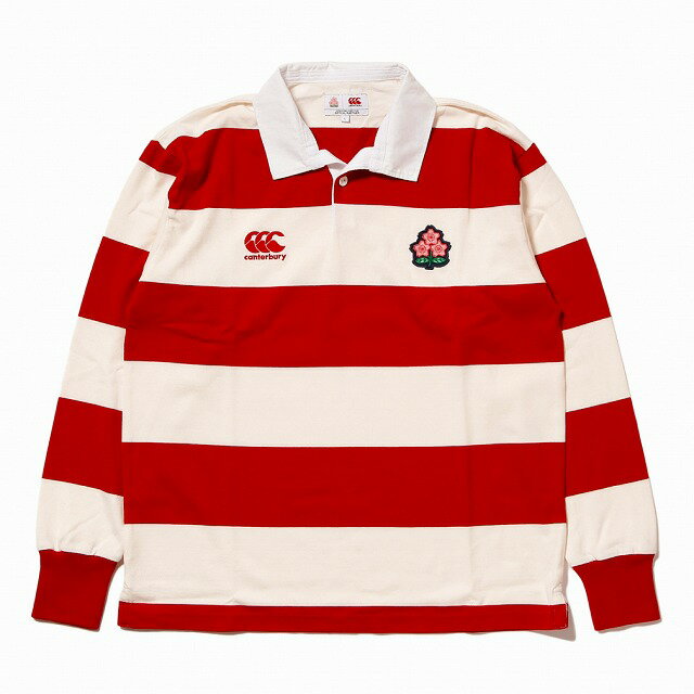 CANTERBURY カンタベリー ジャパン ロングスリーブ 4インチストライプ ラグビージャージ ラガーシャツ ラグビー 日本代表 RA43772のサムネイル