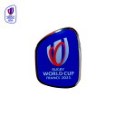 RUGBY WORLDCUP FRANCE 2023 公式グッズ ピンバッチ ブルー ラグビー RWC35569