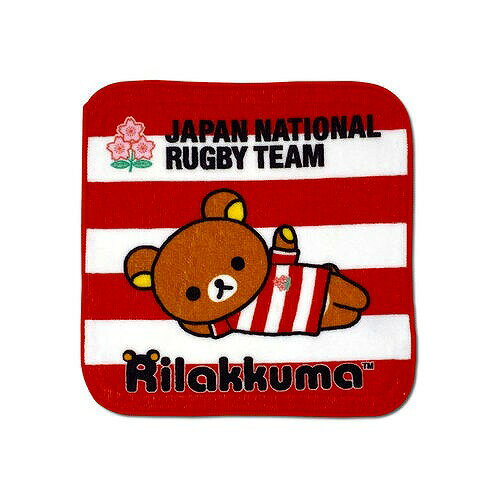 【リラックマ】 ラグビー 日本代表 コラボグッズミニタオル タオル 4573581374809