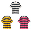 CANTERBURY カンタベリー ショートスリーブ2.5インチストライプラグビージャージ S/S 2.5INCH STRIPE RUGBY JERSEY メン...