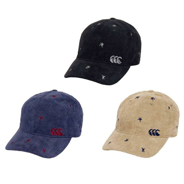 CANTERBURY カンタベリー コーデュロイ キャップ CORDUROY CAP ラグビー キャップ 帽子 AC04732