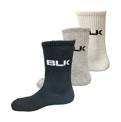 BLK クルー 3P ソックス (アソート) ラグビー サッカー フットサル 靴下 スポーツ トレーニング カジュアル 3足セット BJNNSMF01WR99 BLK クルー 3P ソックス (アソート) ラグビー サッカー フットサル 靴下 スポーツ トレーニング カジュアル 3足セット BJNNSMF01WR99