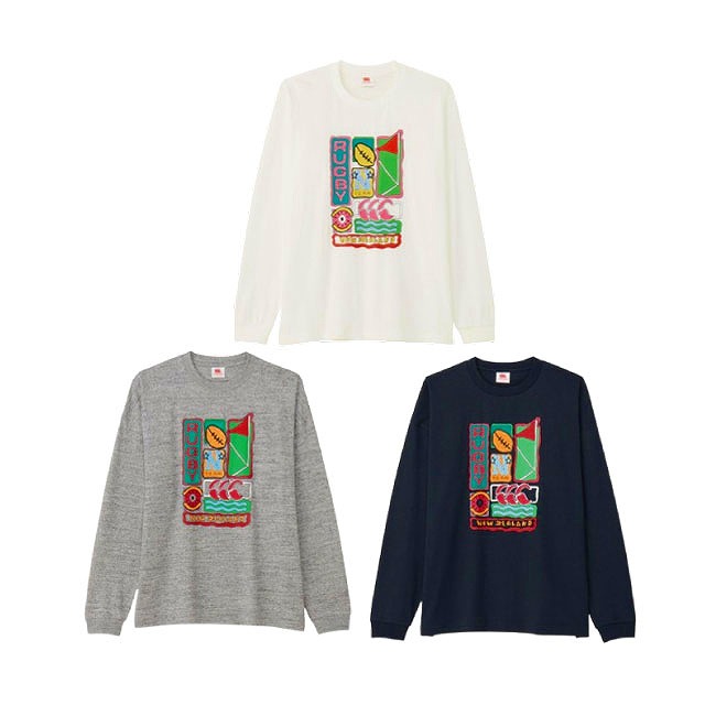 樂天商城 - CANTERBURY カンタベリー ロングスリーブ ティーシャツ ユニセックス ラグビー 長袖 CCC RA425120