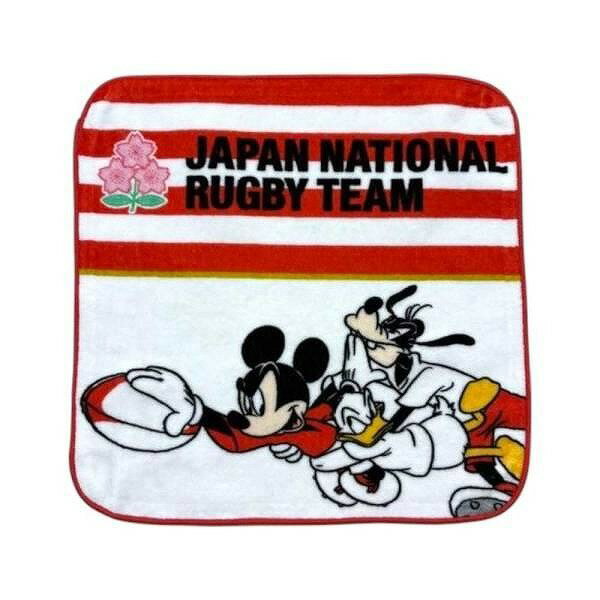 【ディズニー】ラグビー日本代表 ミッキー&フレンズ ハンドタオル ジャパン サポーターグッズ ディズニー コラボ 7985702