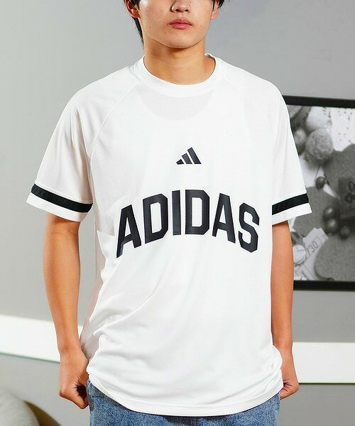 アディダス adidas 51 MUSSPOR Tシャツ フットボールシャツ 吸水速乾 半袖 メンズ ...