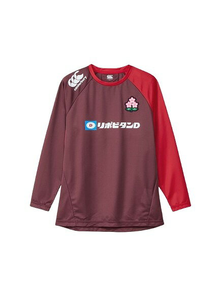 CANTERBURY カンタベリー ジャパン ロングスリーブ プラクティス ティー メンズ トップス 長袖 ラグビー CCC ビッグサイズ R425002JPB