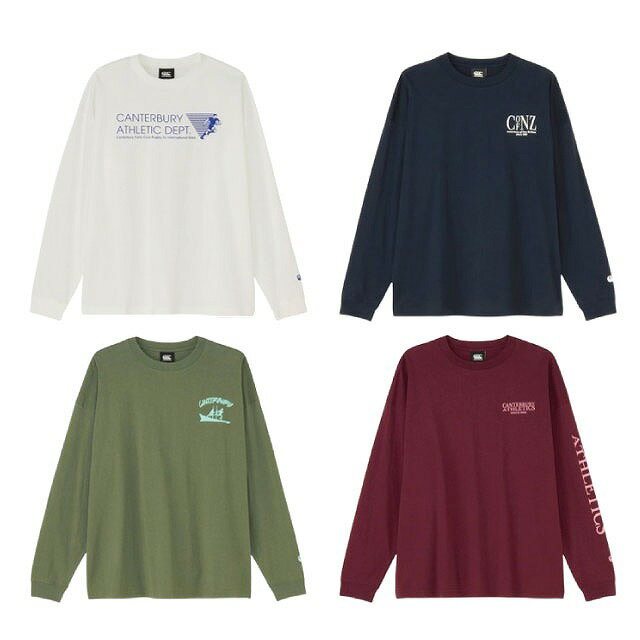 Rakuten - CANTERBURY カンタベリー ロングスリーブ ヘビークルーティー ユニセックス Tシャツ 長袖 トップス ラグビー CCC RA425614
