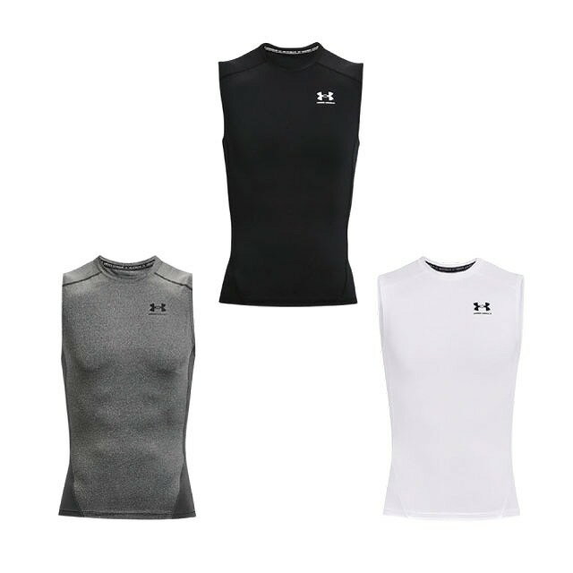 UNDER ARMOUR アンダーアーマー UAヒートギアアーマー コンプレッション スリーブレス シャツ トップス ノースリーブ 1361522