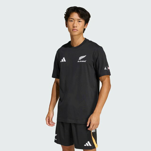 adidas アディダス オールブラックスxマーベル 半袖 Tシャツ ラグビー メンズ Q4906