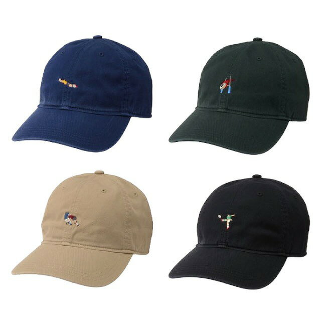 フロントにワンポイントでラグビーモチーフのオリジナルロゴ刺繍を施したコットン素材のキャップです。 コーディネートにとり入れやすいベーシックなデザイン。 バック部分のベルトでサイズ調節が可能です。