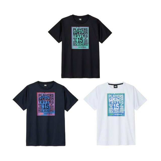 CANTERBURY カンタベリー S/S KOT トレーニング ティー ユニセックス ラグビー 練習着 トレーニング トップス 半袖 RGM32608
