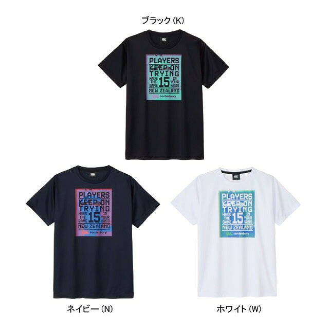 CANTERBURY カンタベリー S/S KOT トレーニング ティー ユニセックス ラグビー 練...